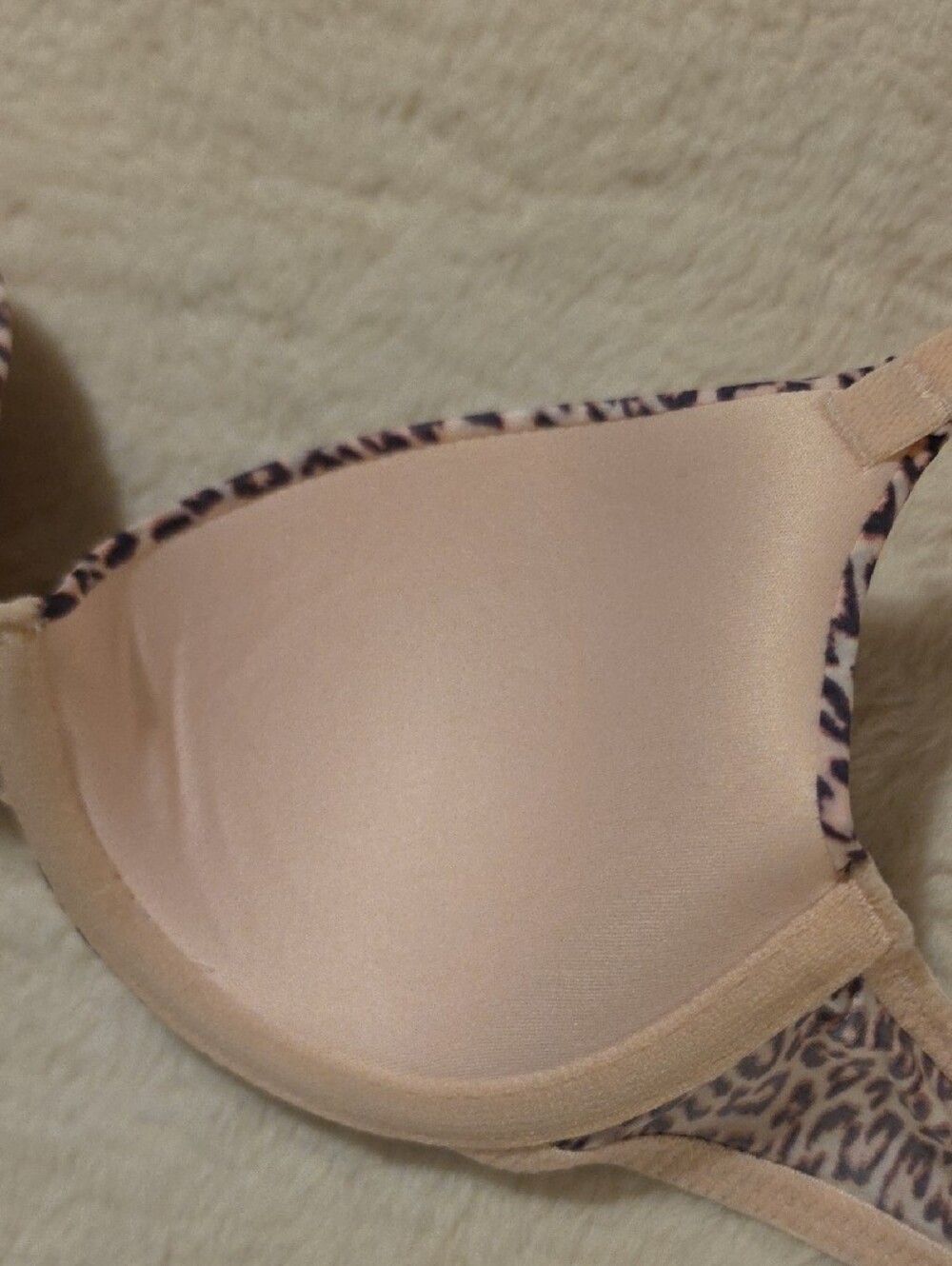 NWT Victoria's Secret Pink Leopard Print 32A Bra LIGHTLY LINED - Picture 10 of 14